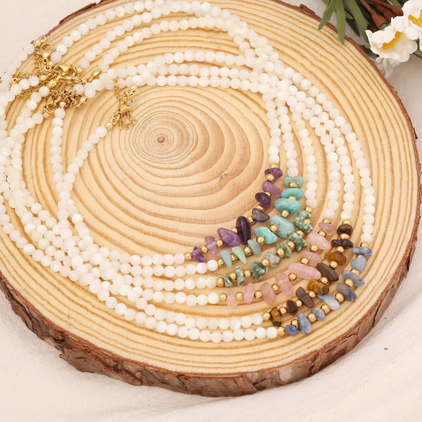 Shell Natural Stone Handmade Necklaces