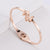 Women Minimalist Metal Bowknot Stainless Steel Bangles