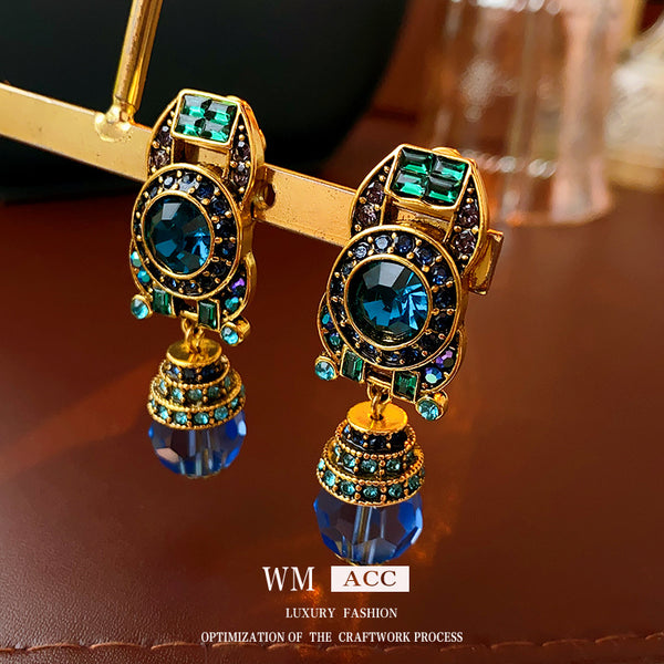 Luxurious Irregular Geometric Alloy Electroplating Earrings