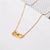 Geometric Titanium Steel 18K Gold Plated Necklaces