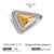 Minimalist Triangle Geometric Stainless Steel Electroplating Brooches