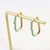 IG Style Women Metal U-Shape Copper Earrings