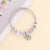 Women Bowknot Heart Alloy Electroplating Bracelets