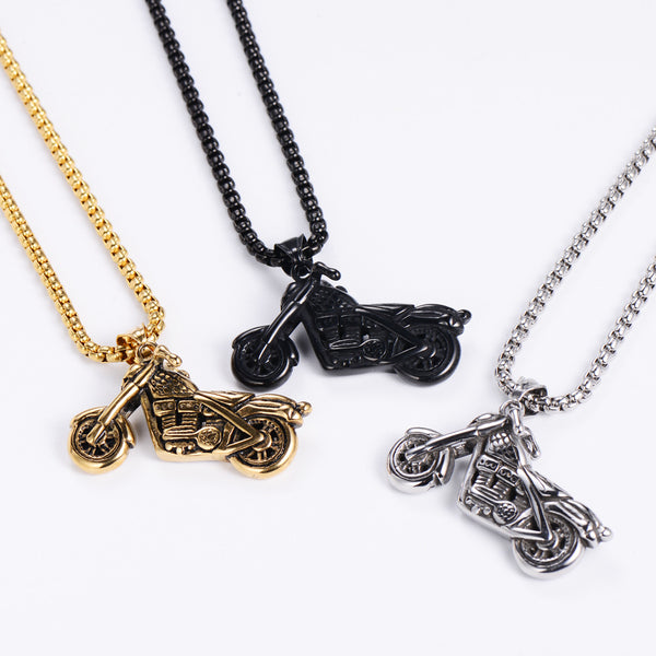 Retro Men Vintage Metal Retro Vintage Crown Stainless Steel Electroplating Pendants