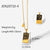 IG Style Circle Stainless Steel 18K Gold Plated Necklaces