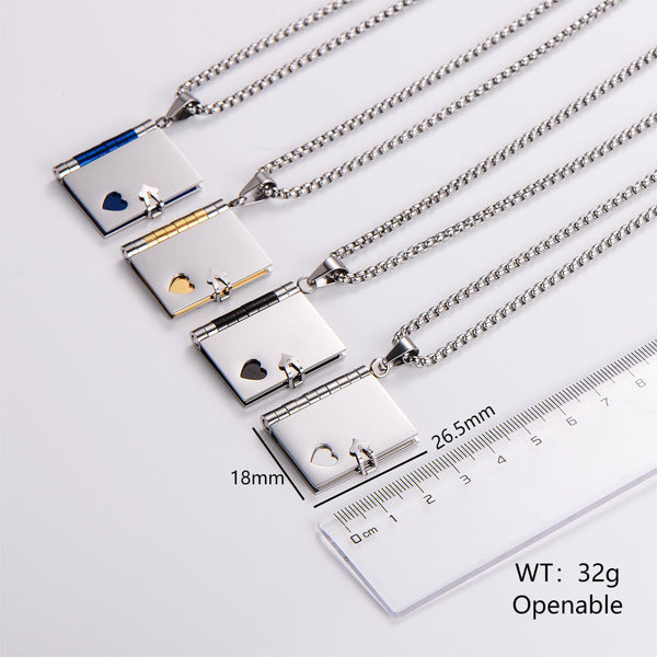 Expressive Titanium Steel Electroplating Pendants