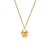 Fashion Ellipse Quadrilateral Round Geometric Stainless Steel 18K Gold Plated Necklaces