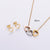 6 Pcs Fashion Plant Heart Circle Cross Stainless Steel Electroplating Jewelry Sets