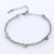 Natural Women Tennis / Diamond Line Asymmetrical Chain Geometric Stainless Steel Electroplating Bracelets