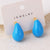 Fashion Droplet Droplet Copper Electroplating Stud Earrings