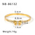 IG Style Zircon Heart Bowknot Stainless Steel Electroplating Bangles