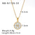 IG Style Zodiac Sign Flower Geometric Stainless Steel Electroplating Necklaces