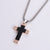 Expressive Cross Stainless Steel Electroplating Pendants