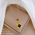 Fashion Chamfered Cube Geometric Titanium Steel Electroplating Necklaces