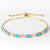 Japanese / Korean Women Tennis / Diamond Line Zircon Diamond Inlay Bracelets