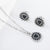 IG Style Plant Circle Stainless Steel Electroplating Jewelry Sets