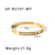 IG Style Octagram Tennis / Diamond Line Chain Asymmetrical Six-Pointed Star Stainless Steel Zircon Inlay Bangles