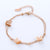 Women Korean Chain Geometric Stainless Steel Electroplating Bracelets