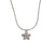 Fashion Flower Geometric Stainless Steel 18K Gold Plated Necklaces