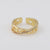 Women Metal Gold Plated Copper Rings