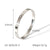 IG Style Bowknot Tennis / Diamond Line Stainless Steel Electroplating Bangles