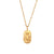 Fashion Geometric Stainless Steel 18K Gold Plated Necklaces