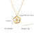 IG Style Flower Chain Flower Geometric Stainless Steel Stainless Steel Electroplating Necklaces