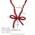 Fashion Bowknot Stainless Steel Electroplating Necklaces