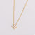 Fashion Fan-Shape Flower Stainless Steel Electroplating Necklaces