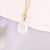 Droplet Natural Stone Electroplating Pendants