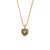 Minimalist Heart Square Geometric Stainless Steel 18K Gold Plated Necklaces