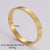 Minimalist Round Stainless Steel Electroplating Bangles