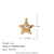 Fashion Ocean Conch Starfish Seahorse Dolphin Stainless Steel Electroplating Jewelry Making