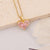 Japanese / Korean Heart Copper Electroplating Pendants