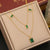 Fashion Quadrilateral Geometric Stainless Steel Electroplating Necklaces