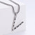 Men Metal Retro Vintage Number Text Letter Stainless Steel Polishing Pendants