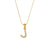 Fashion Round Stripe Number Text Letter Stainless Steel 18K Gold Plated Necklaces