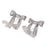 Fashion Bowknot Stainless Steel Electroplating Stud Earrings