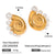 IG Style Conch Stainless Steel Electroplating Stud Earrings