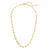 Fashion Stripe Geometric Stainless Steel 18K Gold Plated Necklaces