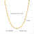 IG Style Chain Geometric Stainless Steel Electroplating Necklaces