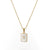 Minimalist Letter Number Text Stainless Steel 18K Gold Plated Necklaces