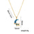 Moderate Luxury Moon Geometric Titanium Steel 18K Gold Plated Necklaces