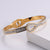 Natural Women Metal Diamond Crown Stainless Steel Bangles