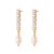 Fashion Pearl Geometric Stainless Steel 18K Gold Plated Earrings