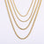 Fashion East Asia Symbol Geometric Stainless Steel Electroplating Necklaces