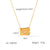 IG Style Octagram Pentagram Chain Geometric Stainless Steel Titanium Steel Electroplating Necklaces