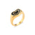 Women Heart Stainless Steel 18K Gold Plated Rings