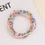 Women Fashion Wave Plastic Handmade Bracelets