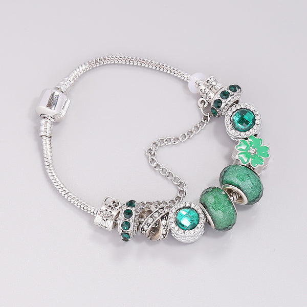 Women Fashion Flower Alloy Bracelets